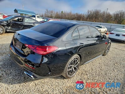 Trzecie zdjęcie samochodu z tyłu: 2024 MERCEDES-BENZ C 300 VIN:W1KAF4GB0RR237930 - miniatura