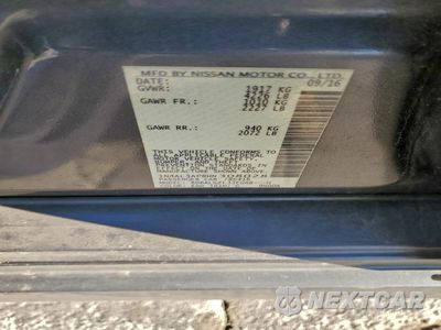 Zdjęcie 12 z 14 samochodu: 2017 NISSAN ALTIMA 2.5 VIN:1N4AL3AP8HN308028 - miniatura
