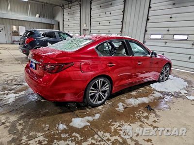 Trzecie zdjęcie samochodu z tyłu: 2021 INFINITI Q50 SENSORY VIN:JN1EV7CR3MM750861 - miniatura