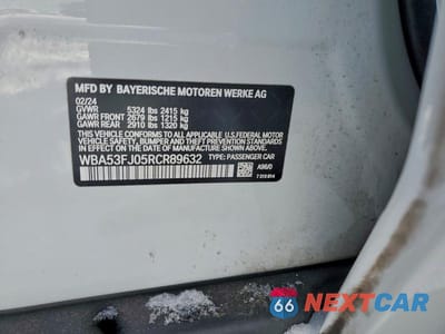 Zdjęcie 13 z 13 samochodu: 2024 BMW 530 XI VIN:WBA53FJ05RCR89632 - miniatura