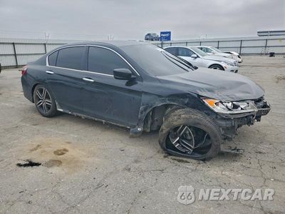 Czwarte zdjęcie samochodu z boku: 2017 HONDA ACCORD SPORT VIN:1HGCR2F53HA039237 - miniatura
