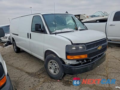 Czwarte zdjęcie samochodu z boku: 2023 CHEVROLET EXPRESS 2500 DELIVERY VAN VIN:1GCWGBFP5P1175337 - miniatura