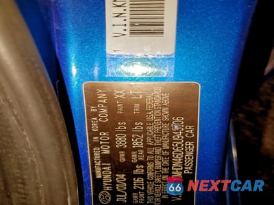 Zdjęcie 14 z 14 samochodu: 2005 HYUNDAI ELANTRA GLS VIN:KMHDN46D65U943106 - miniatura