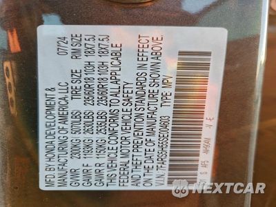 Zdjęcie 13 z 13 samochodu: 2025 HONDA CR-V SPORT VIN:7FARS5H55SE004603 - miniatura
