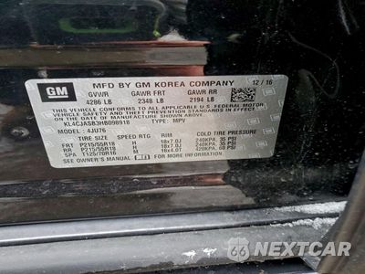 Zdjęcie 13 z 14 samochodu: 2017 BUICK ENCORE PREFERRED VIN:KL4CJASB3HB098918 - miniatura