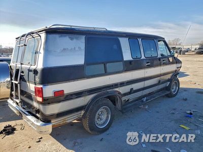 Trzecie zdjęcie samochodu z tyłu: 1990 GMC RALLY WAGON / VAN G2500 VIN:1GDEG25K1L7518388 - miniatura