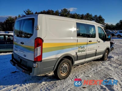 Trzecie zdjęcie samochodu z tyłu: 2017 FORD TRANSIT T-150 VIN:1FTYE1ZM1HKB19756 - miniatura