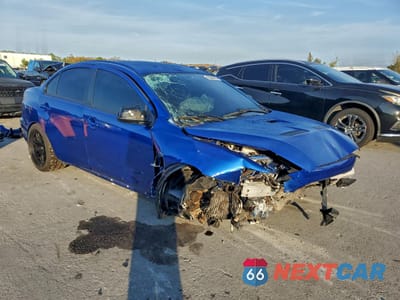 Czwarte zdjęcie samochodu z boku: 2012 MITSUBISHI LANCER EVOLUTION GSR VIN:JA32W8FV8CU011915 - miniatura