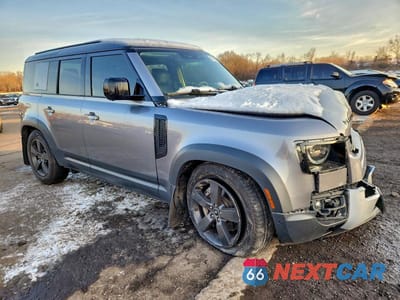 Czwarte zdjęcie samochodu z boku: 2020 LAND ROVER DEFENDER 110 HSE VIN:SALE97EU0L2010528 - miniatura