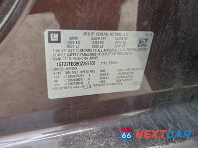 Zdjęcie 12 z 12 samochodu: 2016 GMC SIERRA K2500 SLT VIN:1GT22TEG5GZ269708 - miniatura
