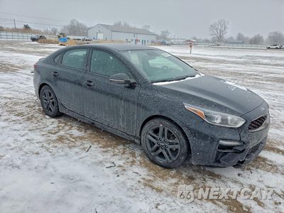 Czwarte zdjęcie samochodu z boku: 2020 KIA FORTE GT LINE VIN:3KPF34AD9LE262377 - miniatura