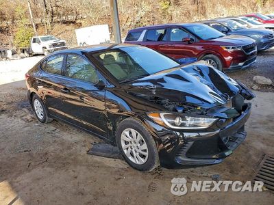 Czwarte zdjęcie samochodu z boku: 2018 HYUNDAI ELANTRA SE VIN:5NPD74LF1JH303538 - miniatura