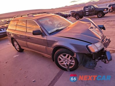 Czwarte zdjęcie samochodu z boku: 2002 SUBARU LEGACY OUTBACK AWP VIN:4S3BH675X27636358 - miniatura