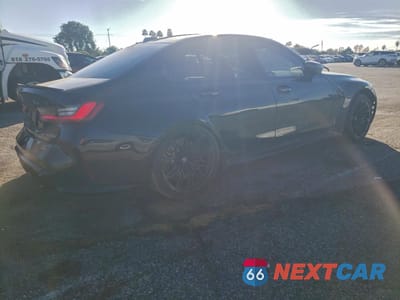 Trzecie zdjęcie samochodu z tyłu: 2024 BMW M3 COMPETITION VIN:WBS33AY01RFT46091 - miniatura