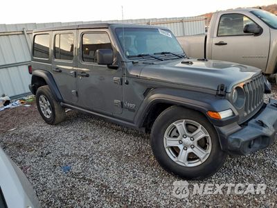 Czwarte zdjęcie samochodu z boku: 2019 JEEP WRANGLER UNLIMITED SPORT VIN:1C4HJXDG5KW578661 - miniatura
