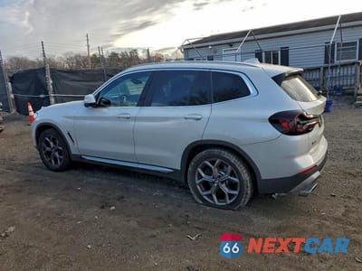 Drugie zdjęcie samochodu z przodu: 2022 BMW X3 XDRIVE30I VIN:5UX53DP04N9K71865 - miniatura