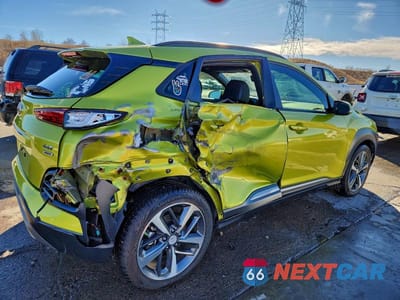 Trzecie zdjęcie samochodu z tyłu: 2020 HYUNDAI KONA LIMITED VIN:KM8K3CA51LU555138 - miniatura