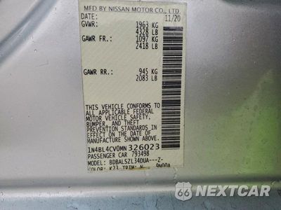 Zdjęcie 12 z 12 samochodu: 2021 NISSAN ALTIMA SR VIN:1N4BL4CV0MN326023 - miniatura