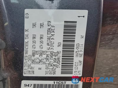 Zdjęcie 12 z 13 samochodu: 2024 TOYOTA TUNDRA DOUBLE CAB SR VIN:5TFLA5DA9RX177953 - miniatura