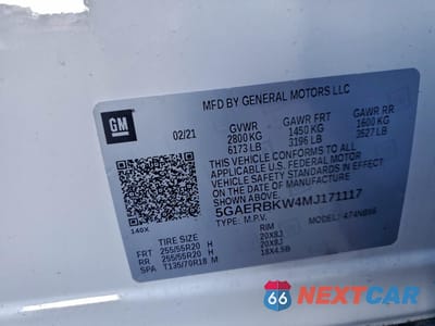 Zdjęcie 14 z 14 samochodu: 2021 BUICK ENCLAVE ESSENCE VIN:5GAERBKW4MJ171117 - miniatura