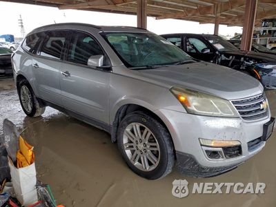Czwarte zdjęcie samochodu z boku: 2015 CHEVROLET TRAVERSE LT VIN:1GNKRGKD7FJ284857 - miniatura