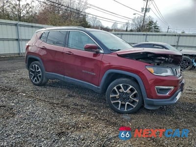 Czwarte zdjęcie samochodu z boku: 2021 JEEP COMPASS LIMITED VIN:3C4NJDCB0MT539962 - miniatura