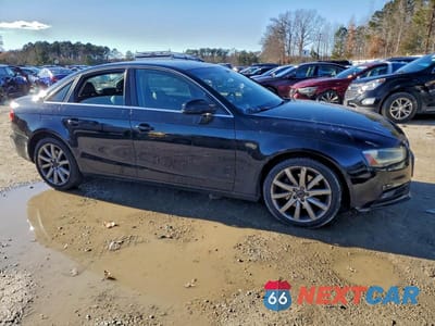 Czwarte zdjęcie samochodu z boku: 2013 AUDI A4 PREMIUM PLUS VIN:WAUFFAFL6DN009369 - miniatura