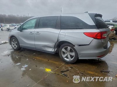 Drugie zdjęcie samochodu z przodu: 2018 HONDA ODYSSEY EXL VIN:5FNRL6H79JB054306 - miniatura