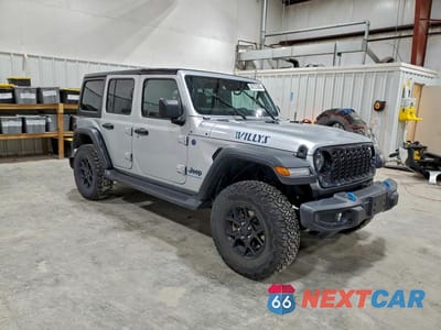 Czwarte zdjęcie samochodu z boku: 2024 JEEP WRANGLER 4XE VIN:1C4RJXN64RW168258 - miniatura