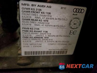 Zdjęcie 13 z 13 samochodu: 2018 AUDI Q3 PREMIUM PLUS VIN:WA1HCCFS0JR010863 - miniatura