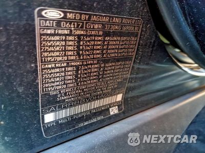 Zdjęcie 13 z 13 samochodu: 2017 LAND ROVER DISCOVERY HSE VIN:SALRRBBV0HA025898 - miniatura