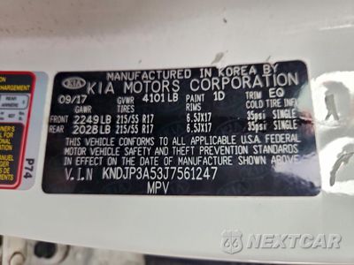 Zdjęcie 12 z 12 samochodu: 2018 KIA SOUL + VIN:KNDJP3A53J7561247 - miniatura