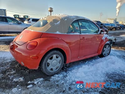 Trzecie zdjęcie samochodu z tyłu: 2005 VOLKSWAGEN NEW BEETLE GLS VIN:3VWCD31Y55M360017 - miniatura