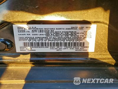 Zdjęcie 13 z 13 samochodu: 2015 MITSUBISHI OUTLANDER SPORT ES VIN:4A4AP3AU2FE018054 - miniatura