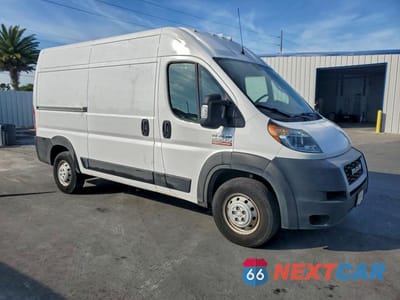 Czwarte zdjęcie samochodu z boku: 2019 RAM PROMASTER 2500 2500 HIGH VIN:3C6TRVCG5KE562891 - miniatura