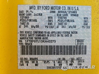 Zdjęcie 13 z 15 samochodu: 2003 FORD F150 VIN:1FTRF07L13KA43275 - miniatura