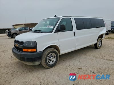 2025 CHEVROLET EXPRESS G3500 LS PASSENGER RWD 3500 EXTENDED WHEELBASE 1GAZGNFP9S1129543 - główne zdjęcie licytacji z USA - miniatura