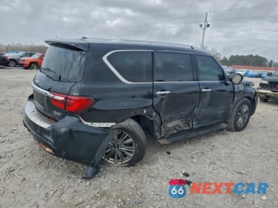 Trzecie zdjęcie samochodu z tyłu: 2018 INFINITI QX80 BASE VIN:JN8AZ2NE0J9190569 - miniatura