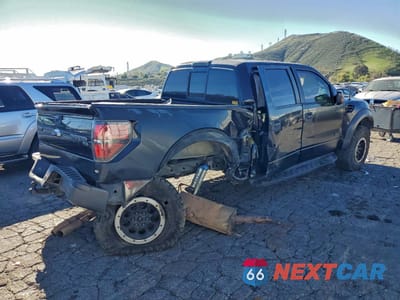 Trzecie zdjęcie samochodu z tyłu: 2013 FORD F150 SVT RAPTOR VIN:1FTFW1R64DFD69131 - miniatura