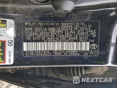Zdjęcie 12 z 13 samochodu: 2016 TOYOTA COROLLA L VIN:2T1BURHEXGC556723 - miniatura