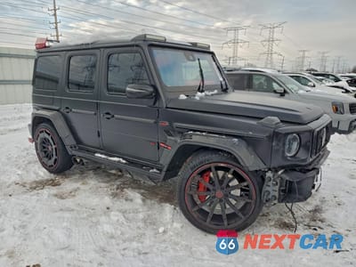 Czwarte zdjęcie samochodu z boku: 2019 MERCEDES-BENZ G 63 AMG VIN:WDCYC7HJ4KX302427 - miniatura