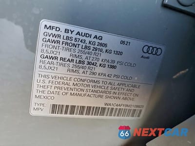 Zdjęcie 13 z 13 samochodu: 2021 AUDI SQ5 PRESTIGE VIN:WA1C4AFY9M2109923 - miniatura