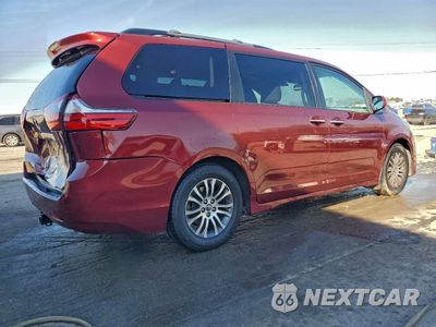 Trzecie zdjęcie samochodu z tyłu: 2020 TOYOTA SIENNA XLE VIN:5TDYZ3DC9LS036852 - miniatura