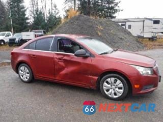 Czwarte zdjęcie samochodu z boku: 2012 CHEVROLET CRUZE LS VIN:1G1PD5SH1C7340118 - miniatura
