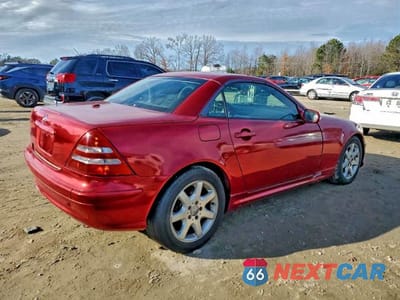Trzecie zdjęcie samochodu z tyłu: 2004 MERCEDES-BENZ SLK VIN:WDBKK49F34F302434 - miniatura