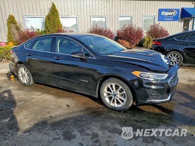 Czwarte zdjęcie samochodu z boku: 2019 FORD FUSION SEL VIN:3FA6P0MU0KR197151 - miniatura