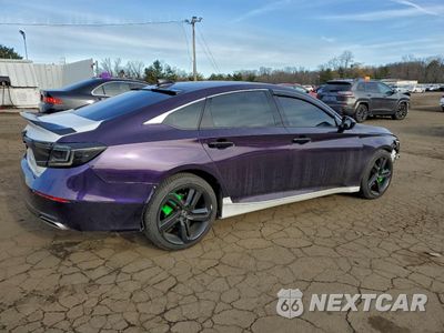 Trzecie zdjęcie samochodu z tyłu: 2022 HONDA ACCORD SPORT VIN:1HGCV1F3XNA111583 - miniatura