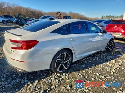 Trzecie zdjęcie samochodu z tyłu: 2022 HONDA ACCORD SPORT VIN:1HGCV1F34NA103950 - miniatura