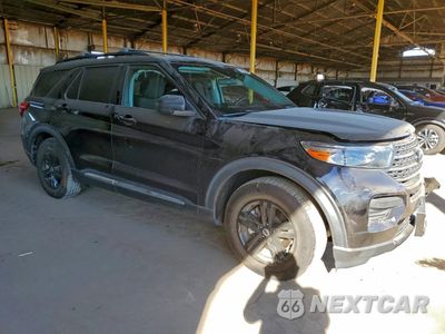 Czwarte zdjęcie samochodu z boku: 2020 FORD EXPLORER XLT VIN:1FMSK7DH9LGD06360 - miniatura
