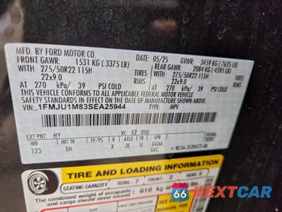 Zdjęcie 13 z 13 samochodu: 2025 FORD EXPEDITION PLATINUM VIN:1FMJU1M83SEA25944 - miniatura